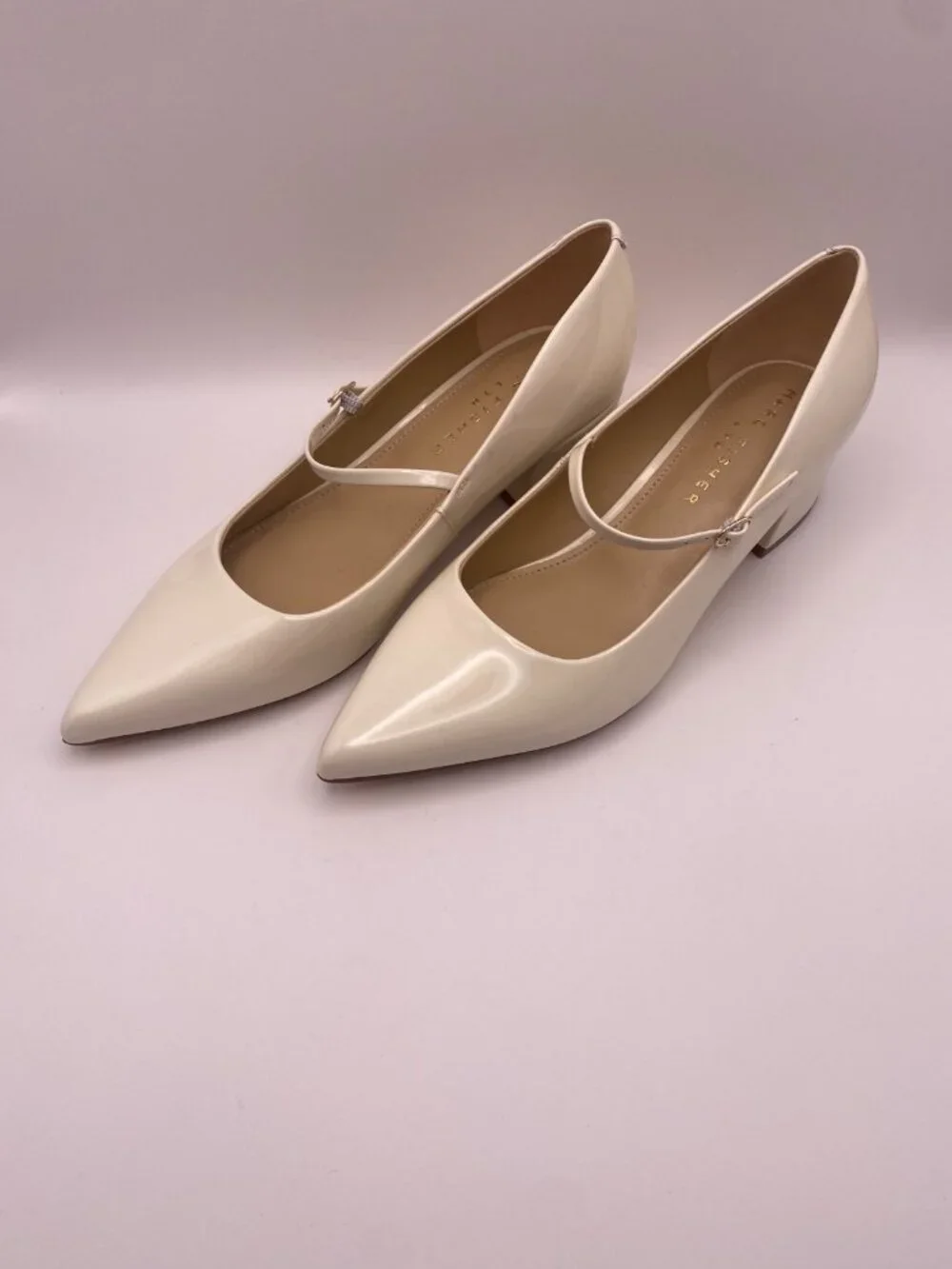 Marc Fisher LTD Womens Luccie Pointy Toe Leather Mary Jane Pumps Sz 8